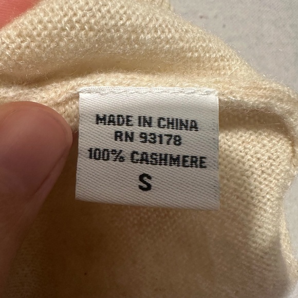 NWT Spring + Mercer "Escape" Cashmere Sweater - size S - Picture 4 of 4